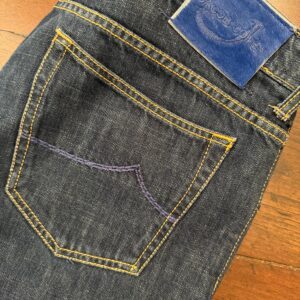 Jacob Cohen blue jeans in denim di cotone Colore blu Taglia W40