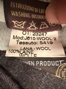 Jacob Cohen pantaloni in pura lana vergine A quadri su fondo grigio Taglia W40 - Nuovi ! - immagine 8