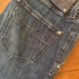 Tramarossa blue jeans in denim di cotone + elastan Colore blu délavé Taglia W36
