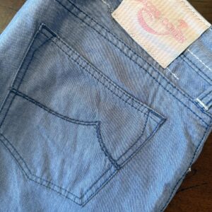 Jacob Cohen pantaloni in cotone+elastan Colore azzurro Taglia W36
