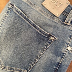 Tramarossa, blue jeans in denim di cotone+elastan Colore blu délavé Taglia W36
