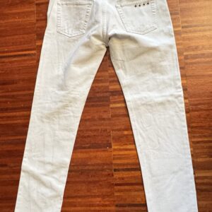 Gucci, jeans in denim di cotone Colore bianco Taglia 46 IT