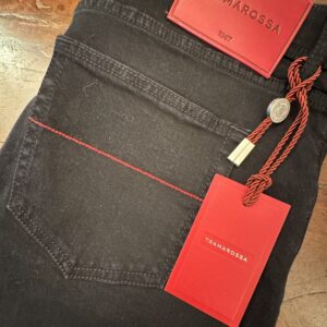 Tramarossa, jeans in denim di cotone+elastan Colore nero Taglia W35 - Nuovi !!