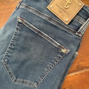 Tramarossa, blue jeans in denim di cotone+elastan Colore blu délavé Taglia W34