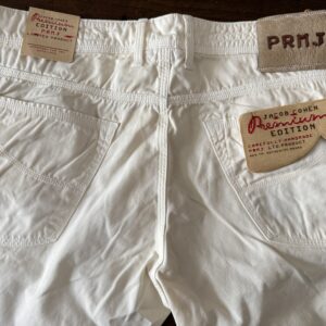 Jacob Cohen, pantaloni in puro cotone Colore bianco Taglia W36 - Nuovo !!
