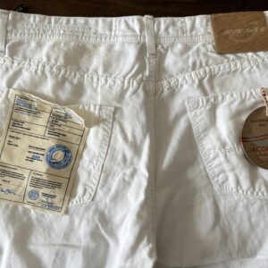 Jacob Cohen, pantaloni in cotone+lino Colore bianco Taglia W40 - Nuovo !!