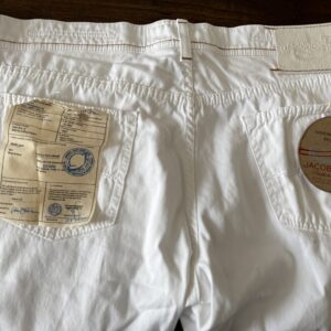 Jacob Cohen, pantaloni in cotone+elastan Colore bianco Taglia W40 - Nuovo !!
