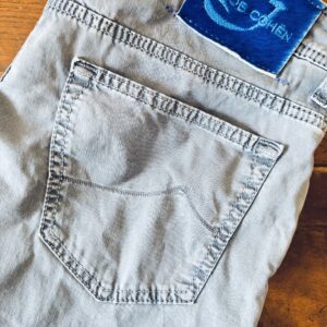 Jacob Cohen, pantaloni in cotone+elastan Colore antracite Taglia W35
