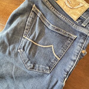 Jacob Cohen, blue jeans in denim di cotone+elastan Colore blu délavé Taglia W30