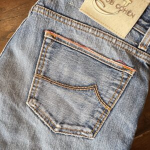 Jacob Cohen Limited Edition, blue jeans in denim di cotone Colore blu délavé Taglia W34