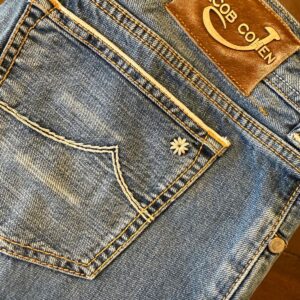 Jacob Cohen Limited Edition, blue jeans in denim di cotone Colore blu Taglia W38