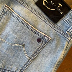 Jacob Cohen Limited Edition, blue jeans in denim di cotone+elastan Colore blu Taglia W38