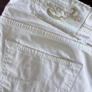 Jacob Cohen pantaloni in cotone+elastan Colore bianco Taglia W34
