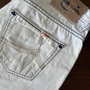 Jacob Cohen pantaloni in cotone+elastan Colore bianco Taglia W36