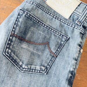 Jacob Cohen blue jeans in denim di cotone Colore denim blu délavé Taglia W34