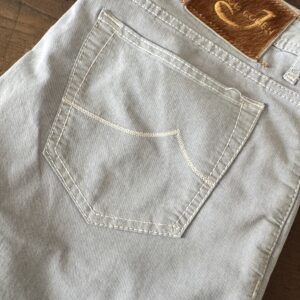 Jacob Cohen pantaloni in cotone+elastan Colore azzurro/grigio Taglia W36 - Nuovi !