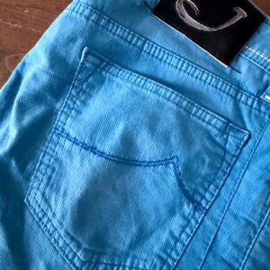 Jacob Cohen pantalone in cotone+elastan Colore turchese Taglia W36