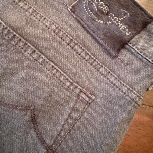Jacob Cohen Academy, jeans in denim di cotone+elastan Colore grigio Taglia W42
